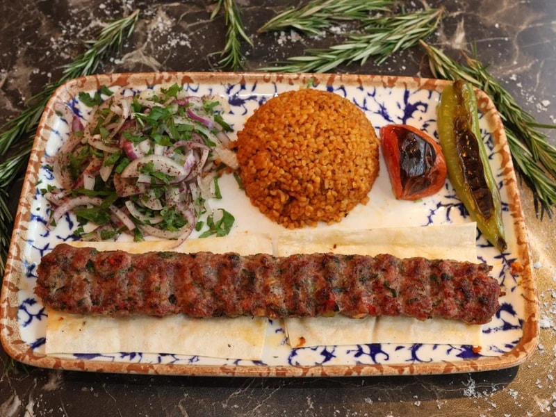 Kebap with Vegetable