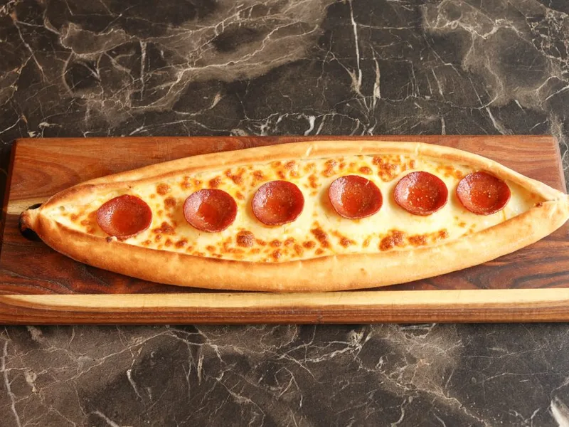 Sucuk and Cheese Pide